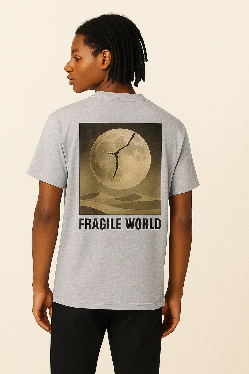 Fragile World Oversized Tee – YG Clothing® Official