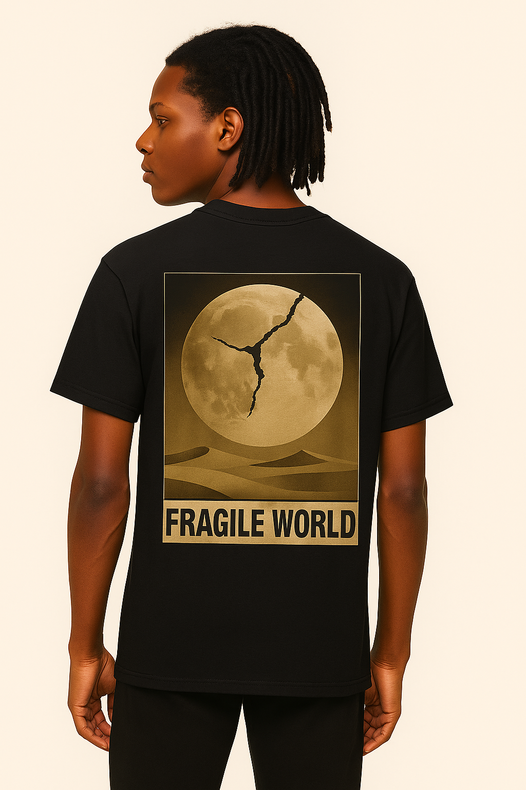 Fragile World Oversized Tee – YG Clothing® Official