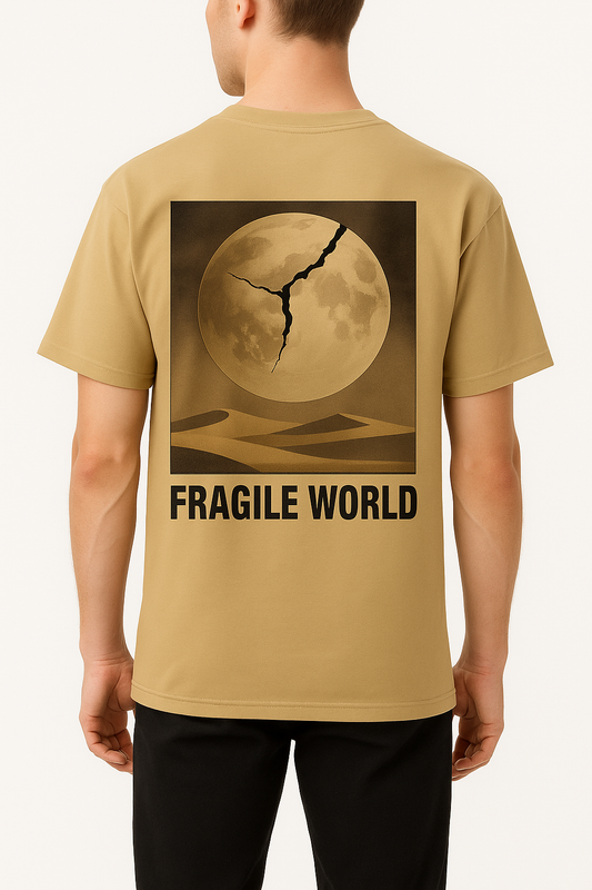 Fragile World Oversized Tee – YG Clothing® Official