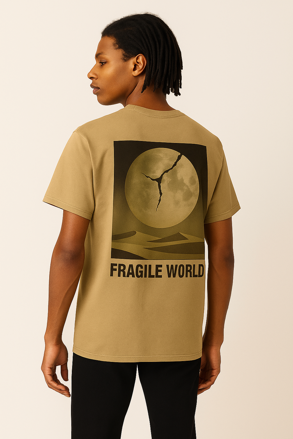Fragile World Oversized Tee – YG Clothing® Official