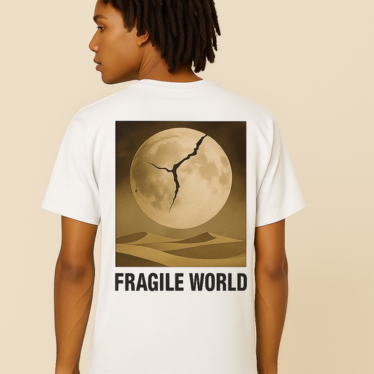 Fragile World Oversized Tee – YG Clothing® Official